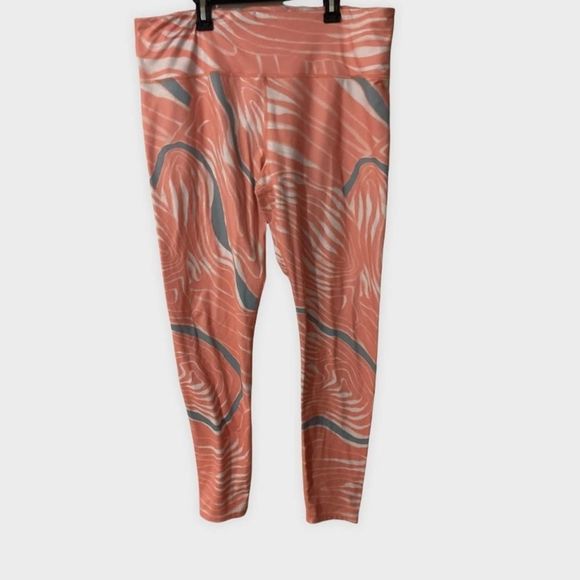 Joy Lab Peach Marble Leggings XXL - Picture 3 of 4